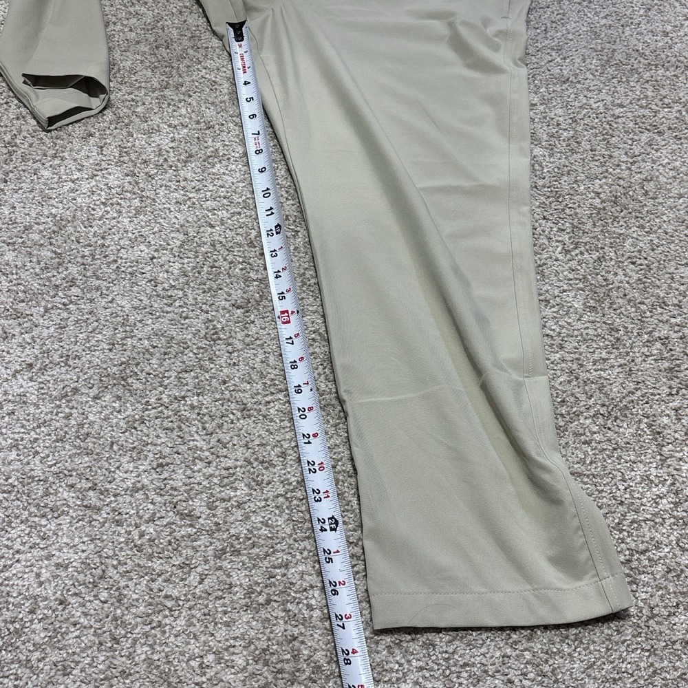 Under Armour Pants Mens 36x30 Beige Stretch Golf Khakis Elastic Waist Casual - Picture 5 of 8